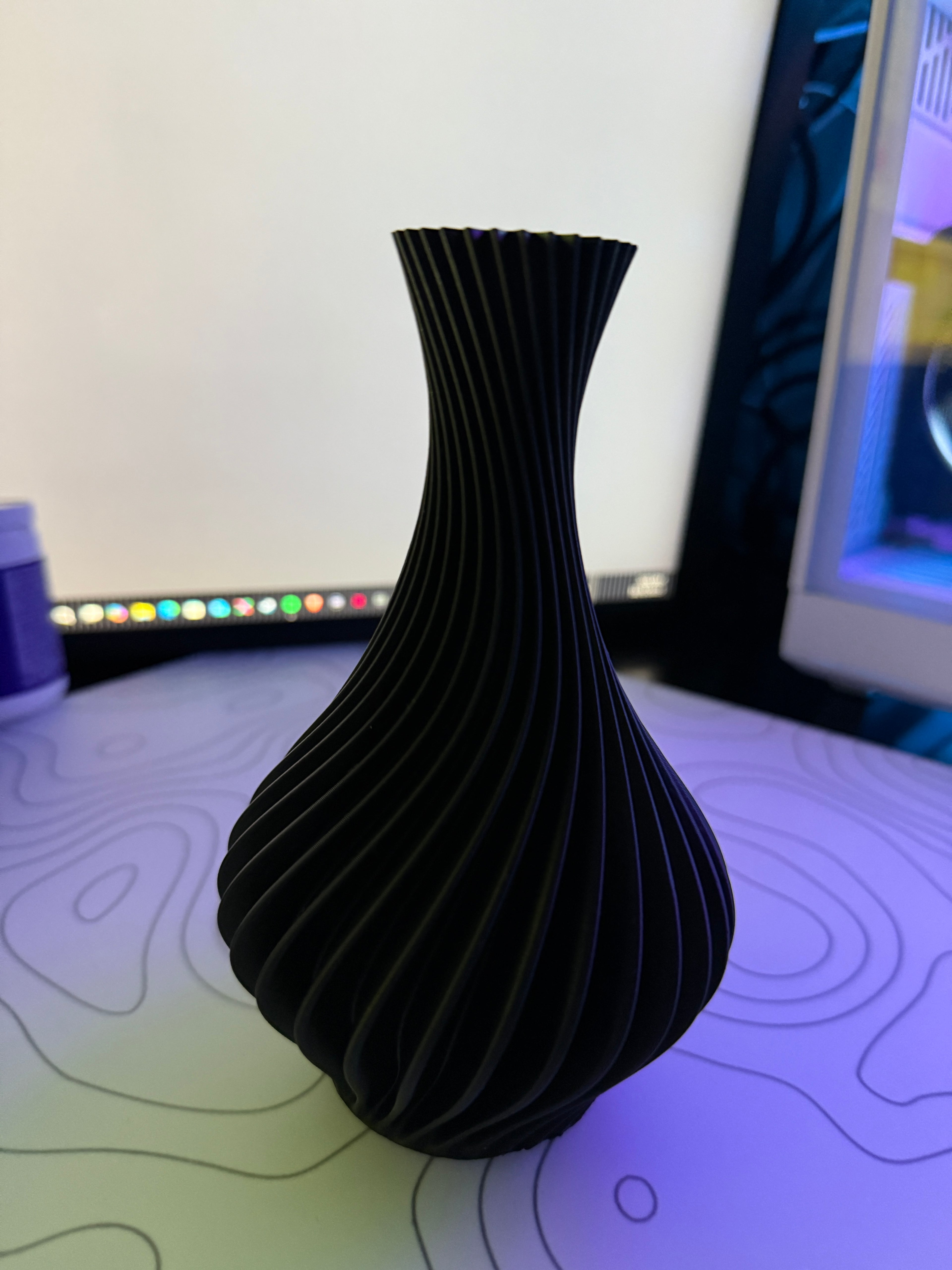textured vase