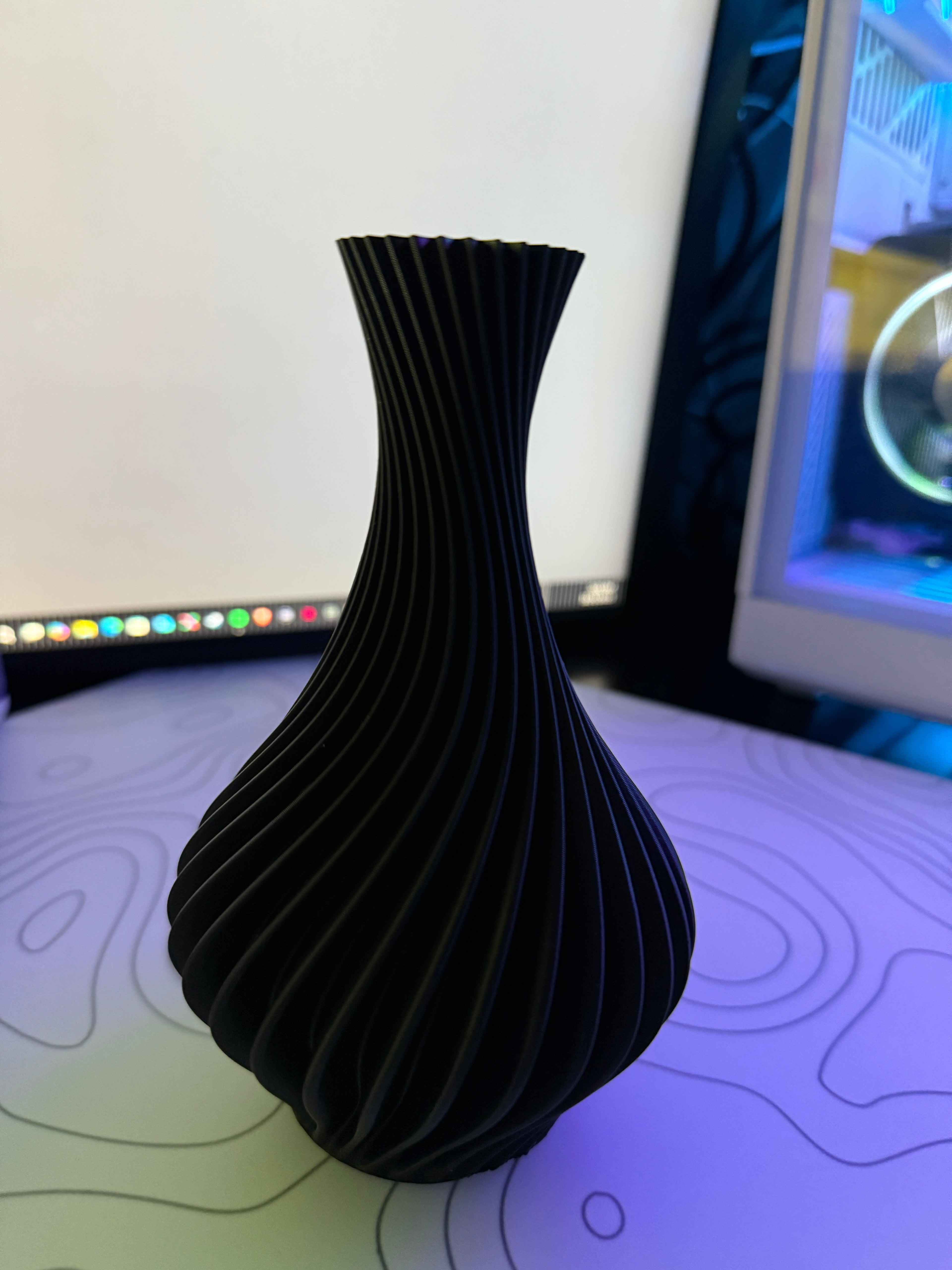 textured vase