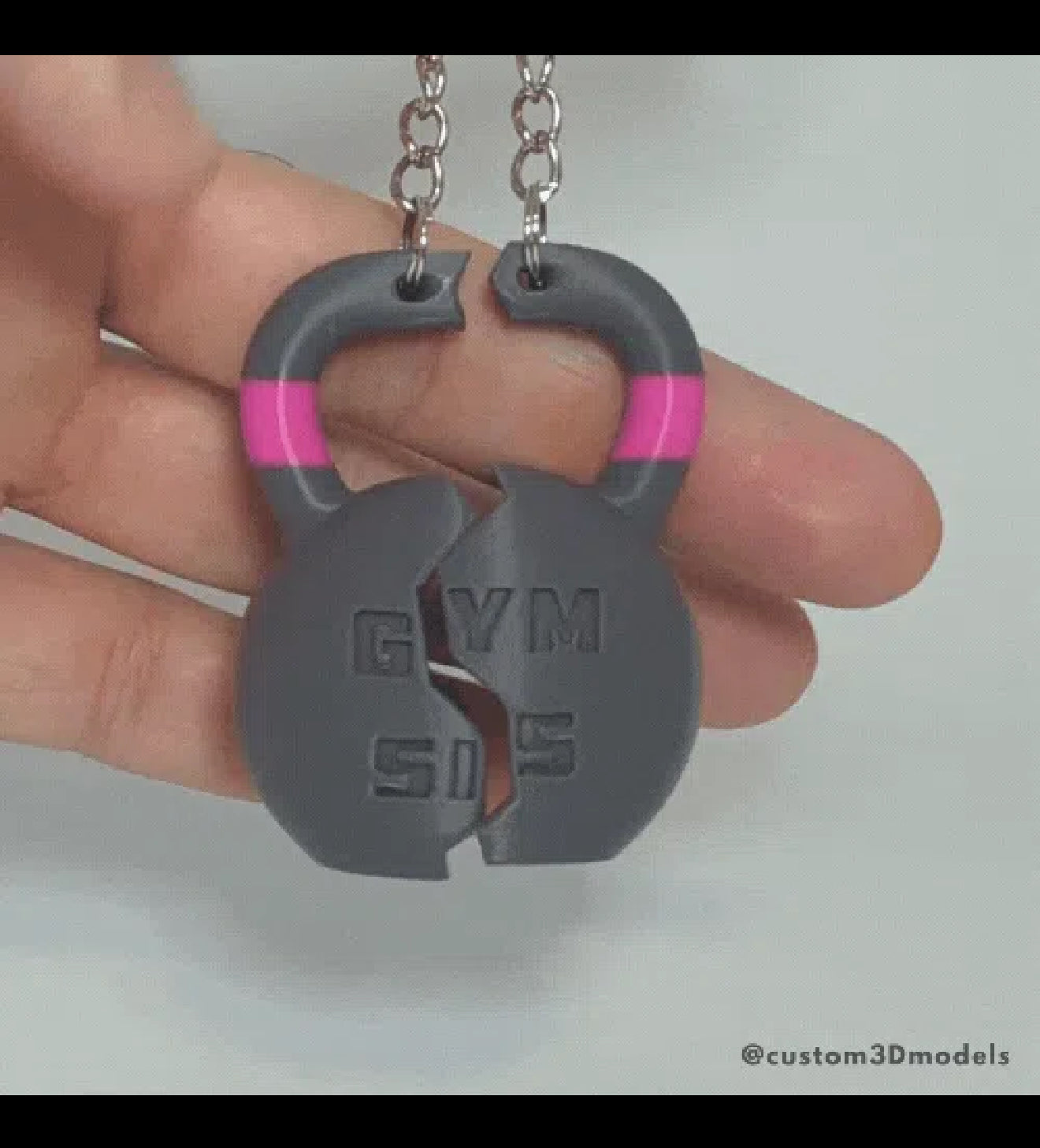 GYM BRO keychain