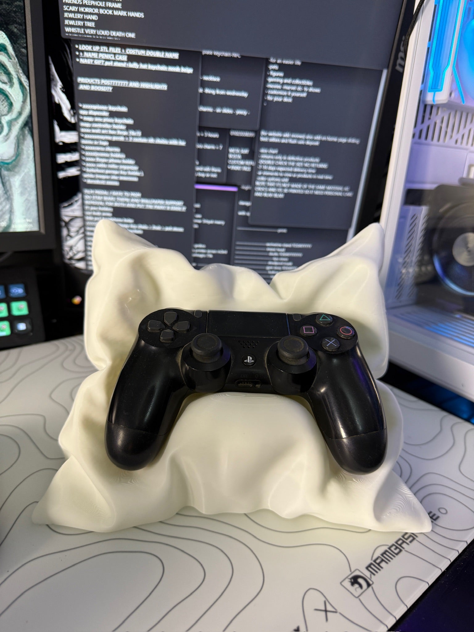 Pillow controller holder
