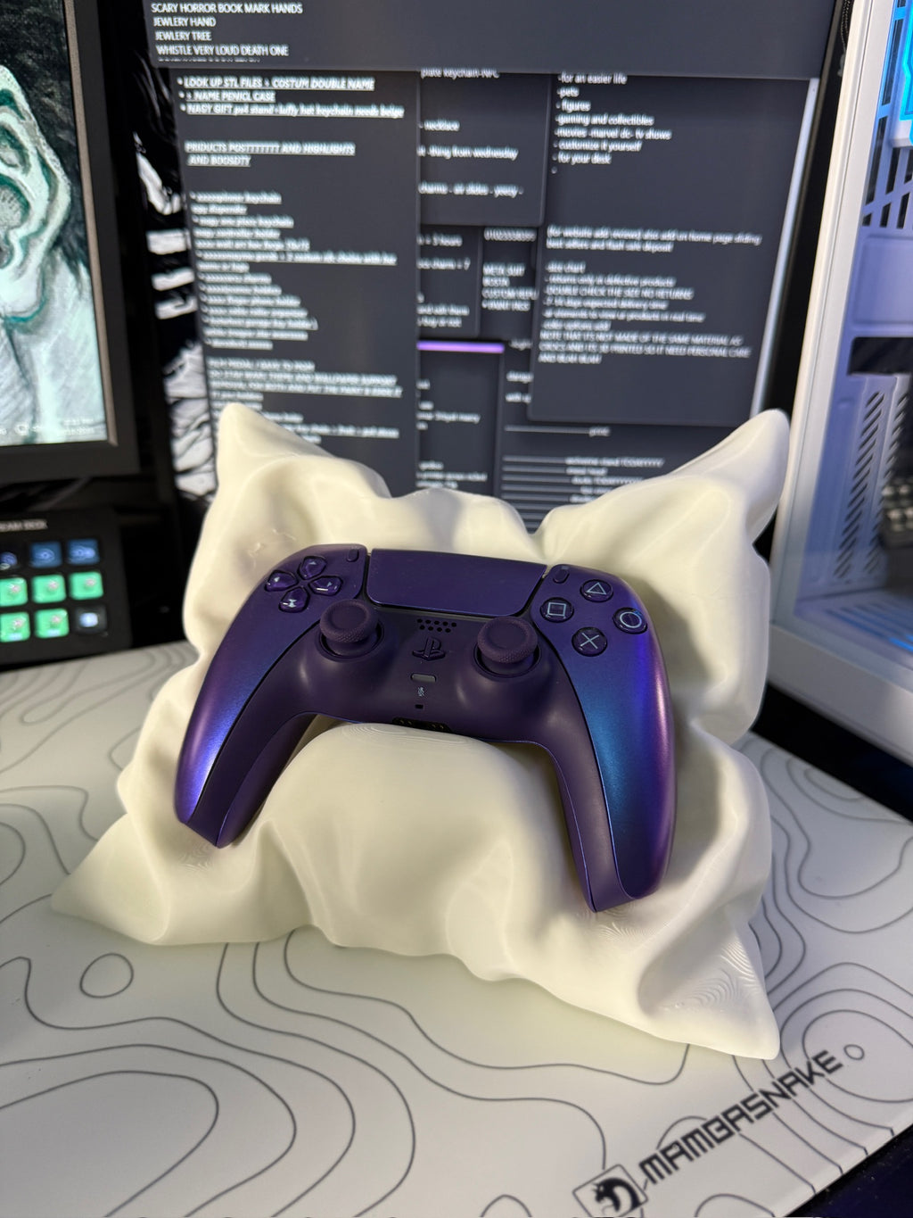 Pillow controller holder