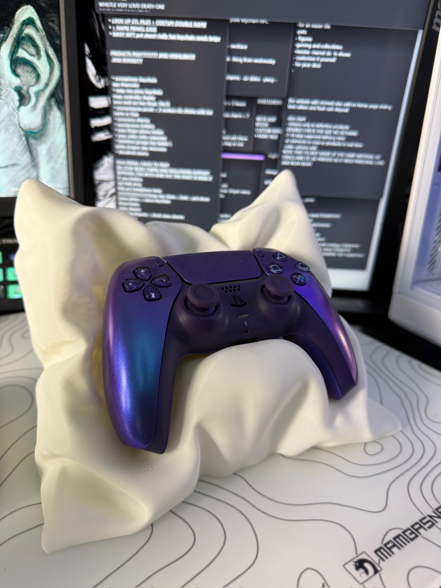 Pillow controller holder