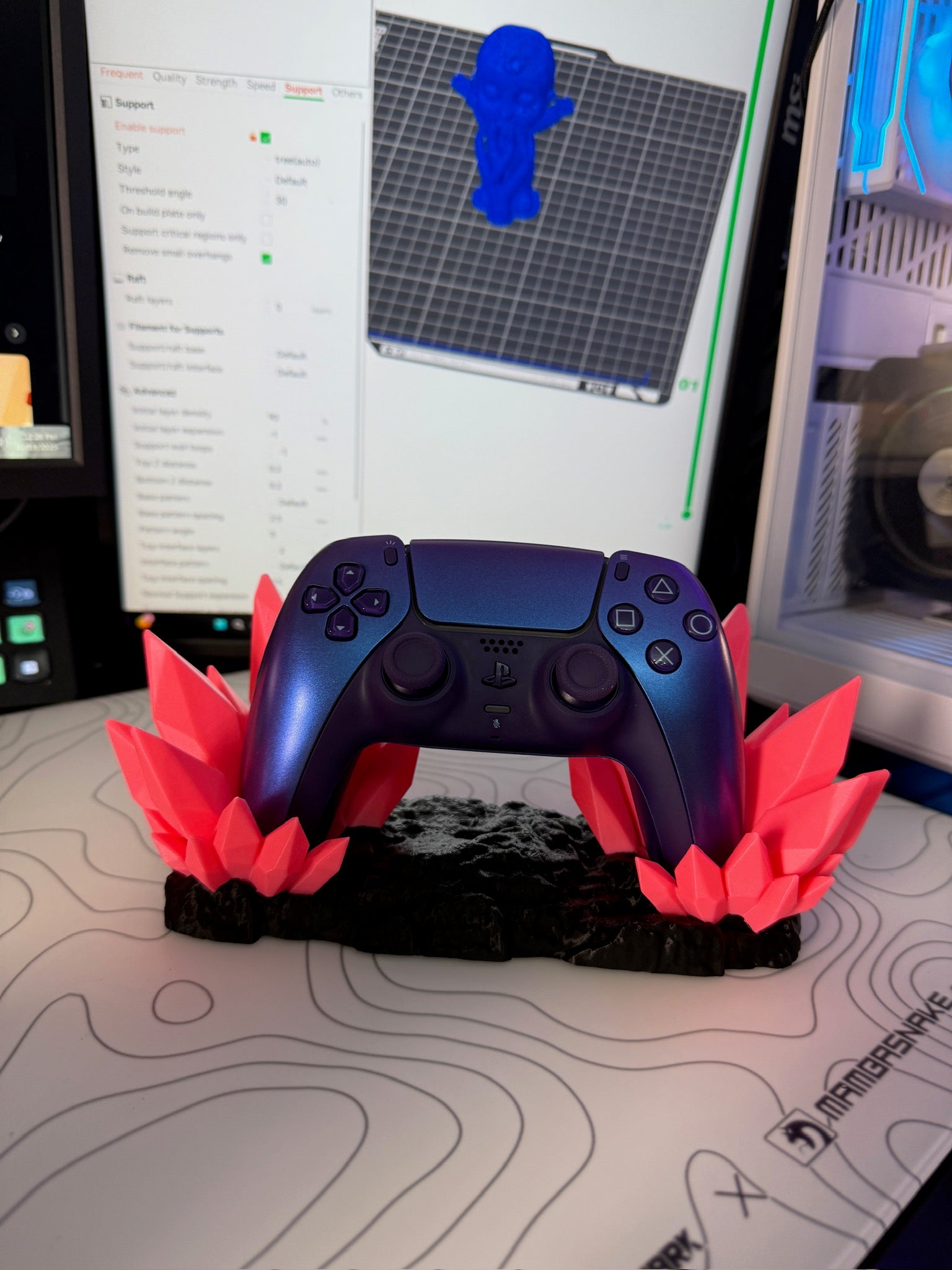 Crystal Controller Holder