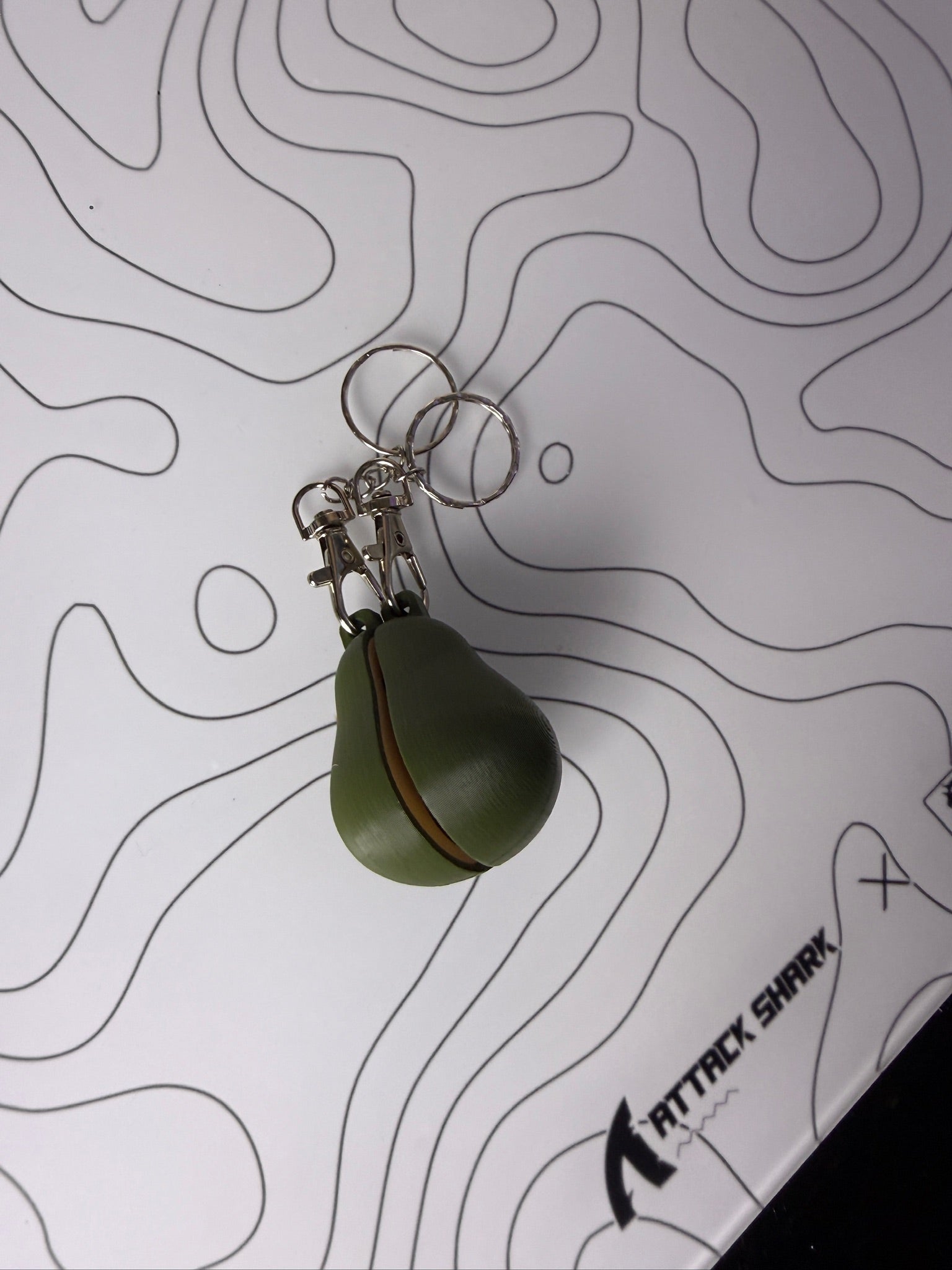 Avocado Cute Couple Keychain