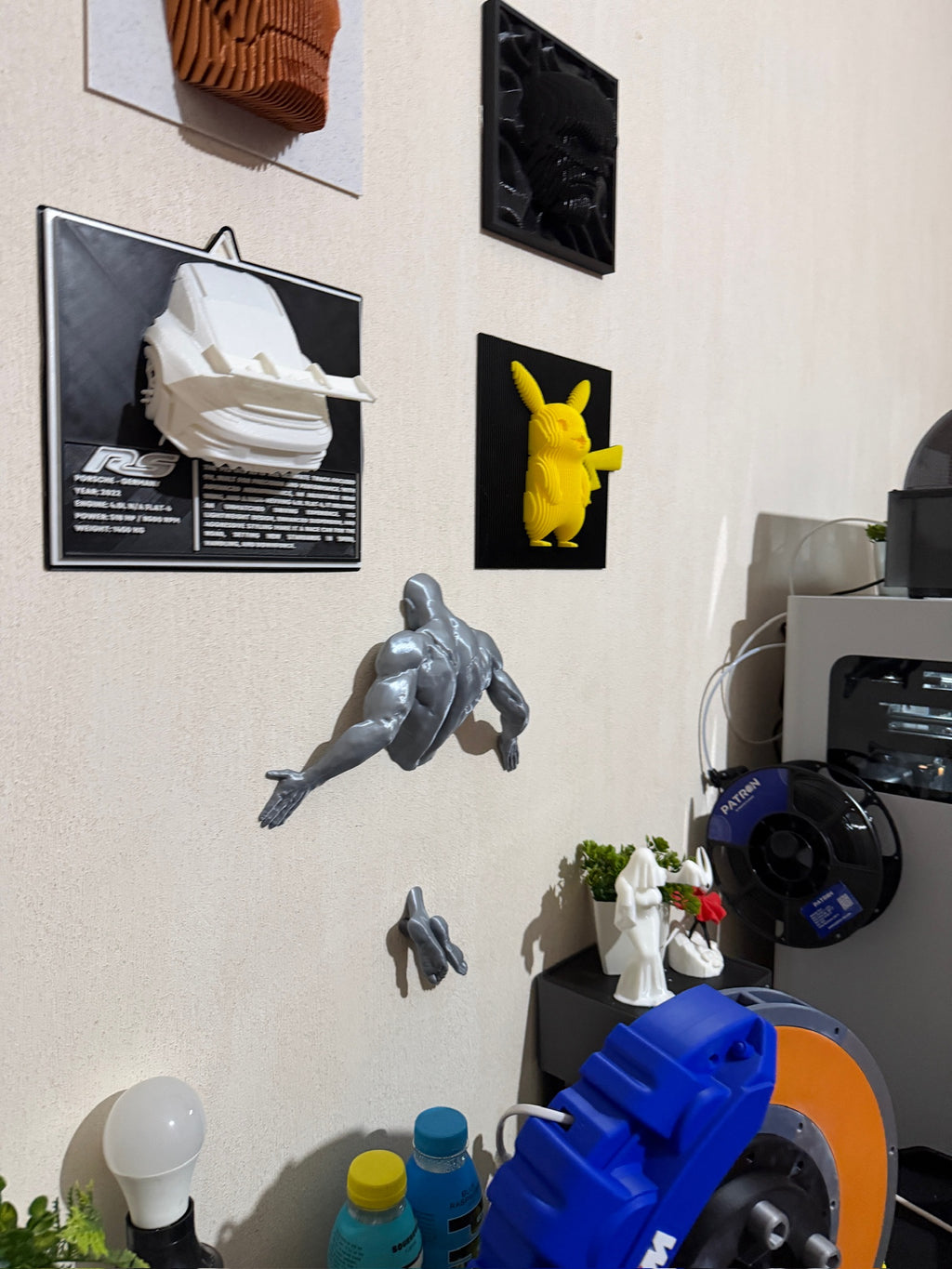 Pikacho layered wall art