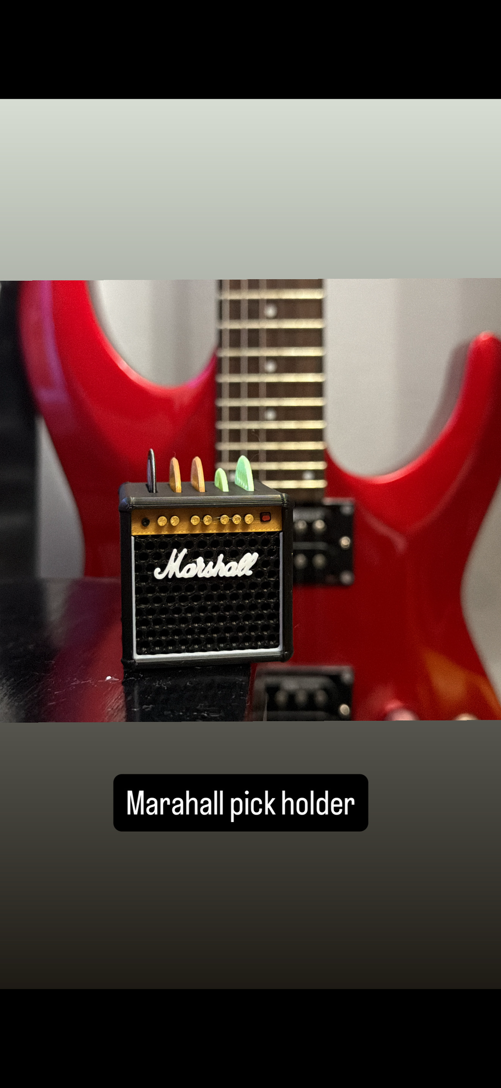 Marshall Guitar Pick Holder