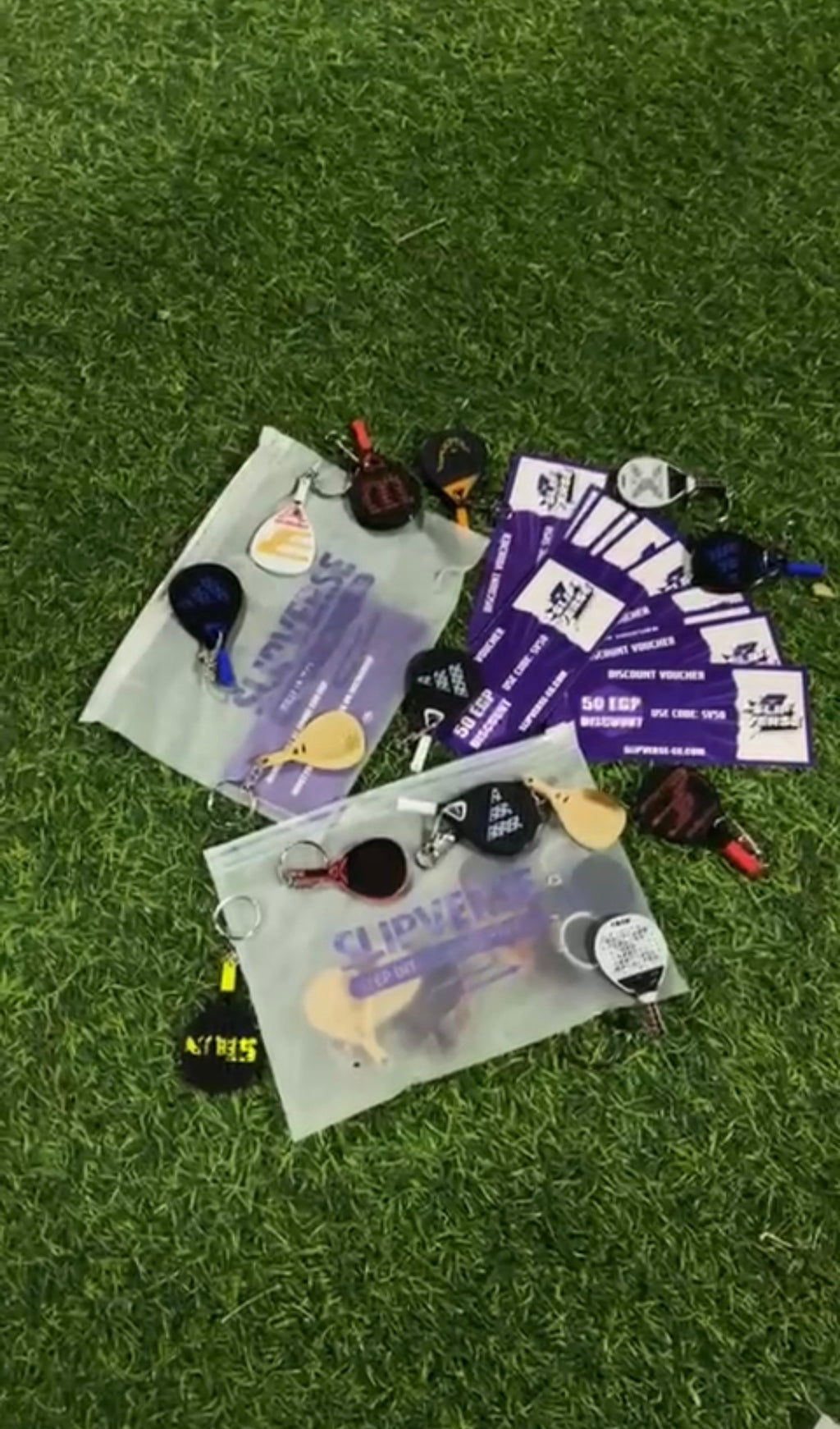 Padel Racket Keychain