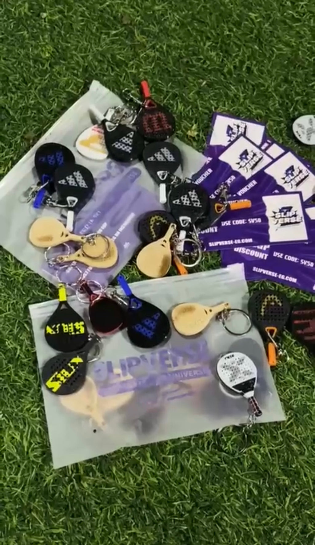 Padel Racket Keychain