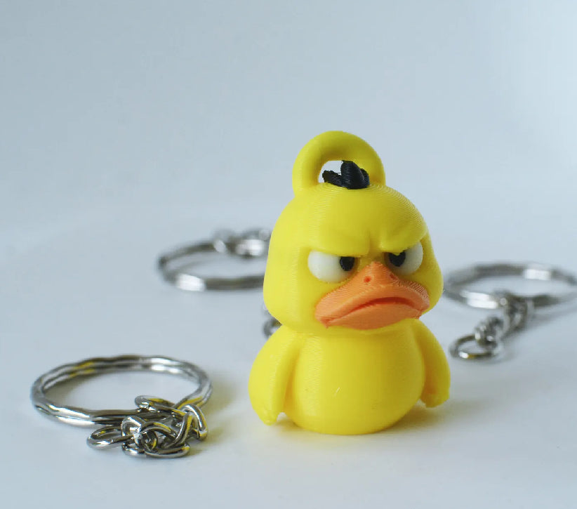 Angry Duck Keychain