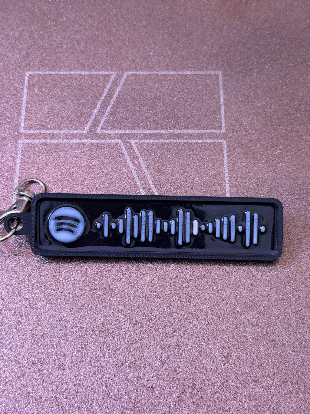 Spotify Code Keychain