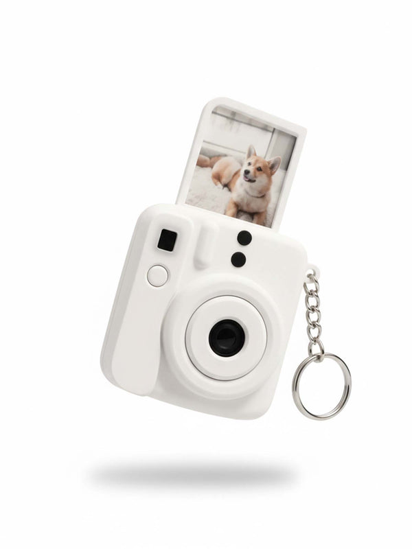 Polaroid Camera Keychain - Button Edition