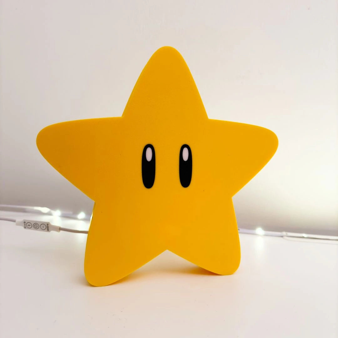 Mario star lamp