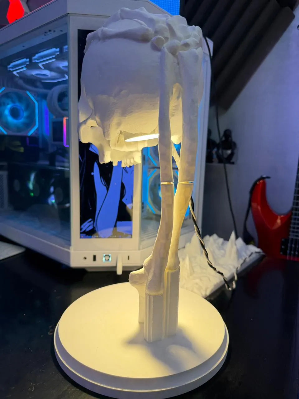 Skull lamp