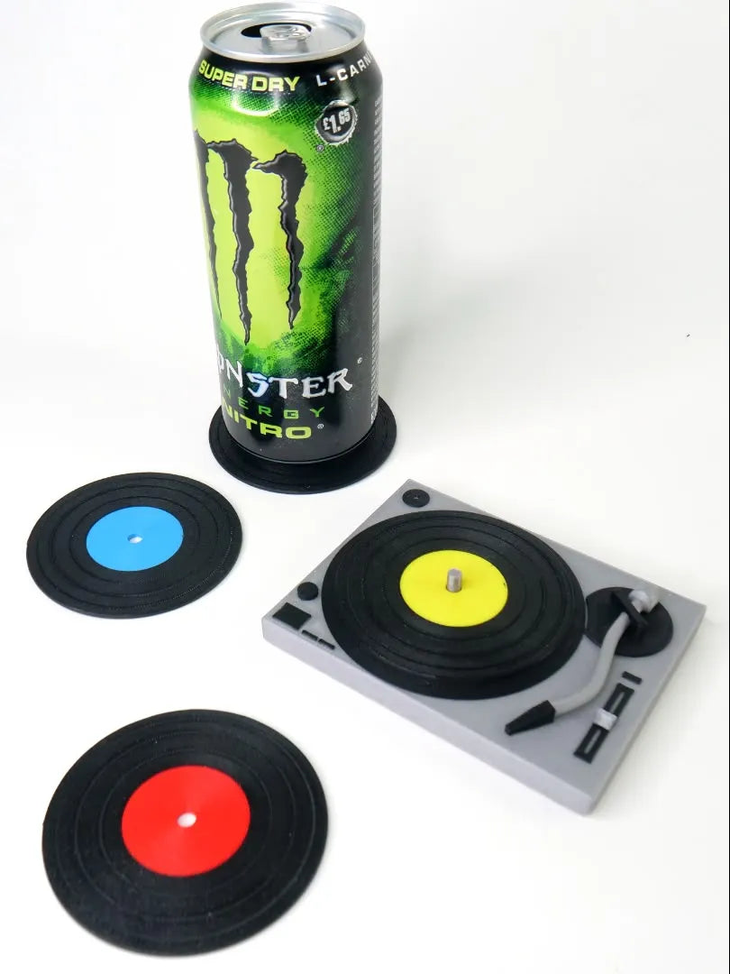 Vinyl coasters