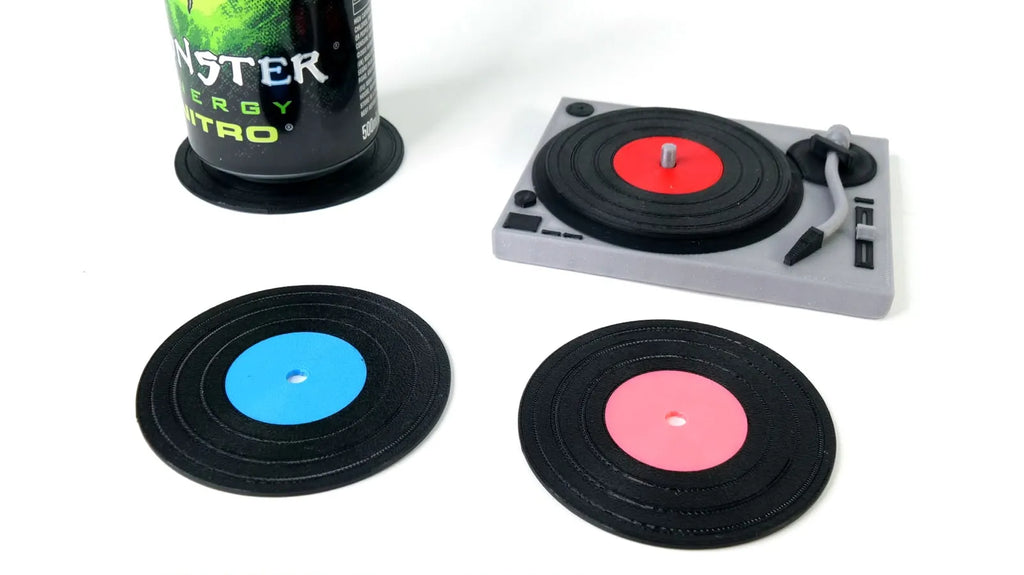 Vinyl coasters