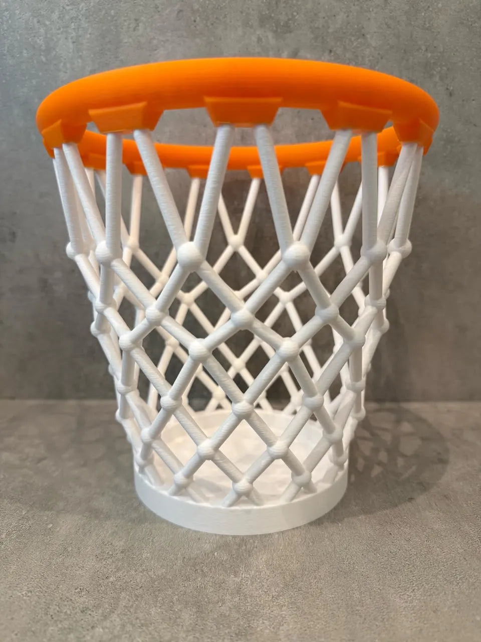 Basketball trash bin