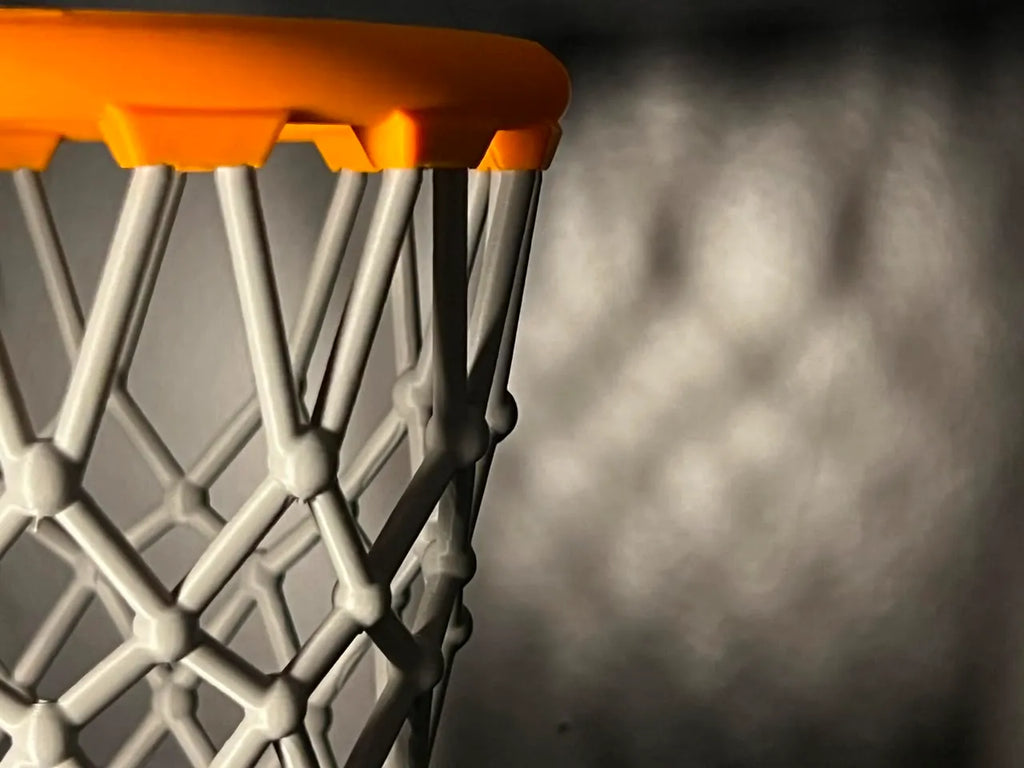 Basketball trash bin