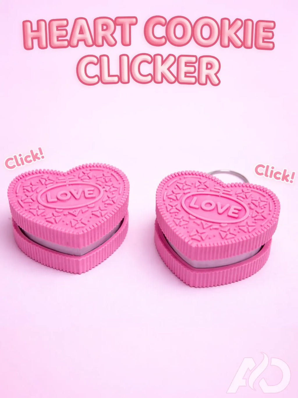 Heart cookie clicker