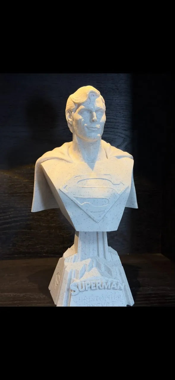Superman bust figure
