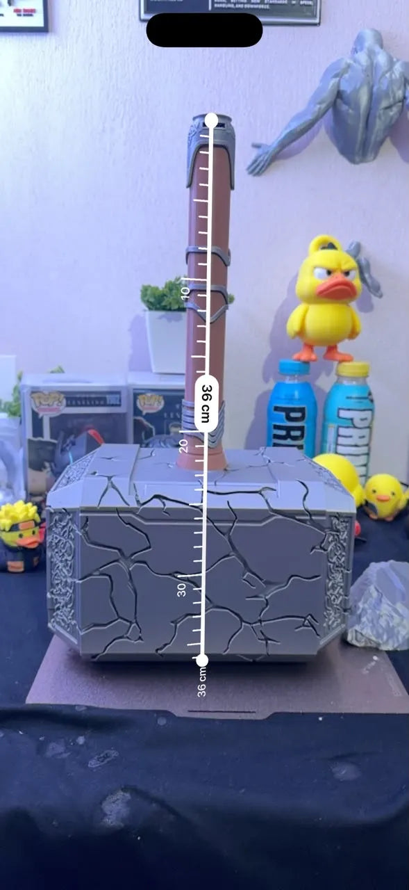 Thor hammer with cracks