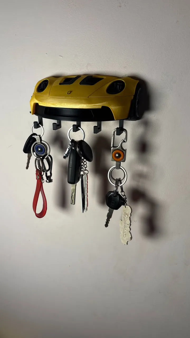 Porche gt3 Rs v2 wall art Keychain  hanger