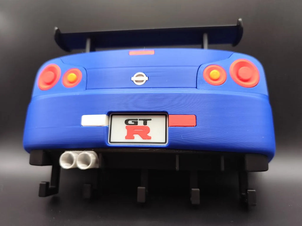 Nissan GT-R R34 wall art and keychain holder