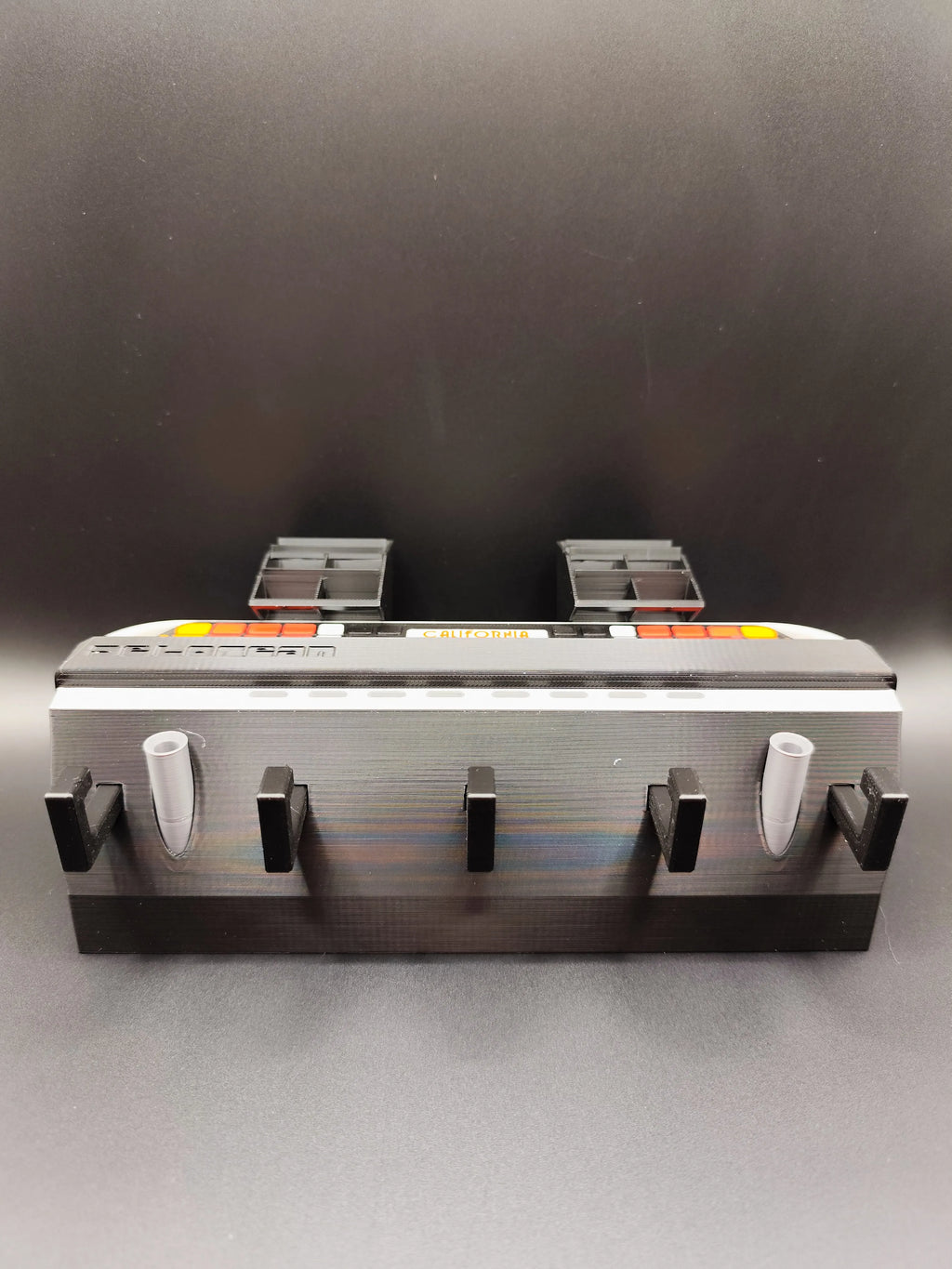 Delorean from back to the future movie wall art and keychain holder