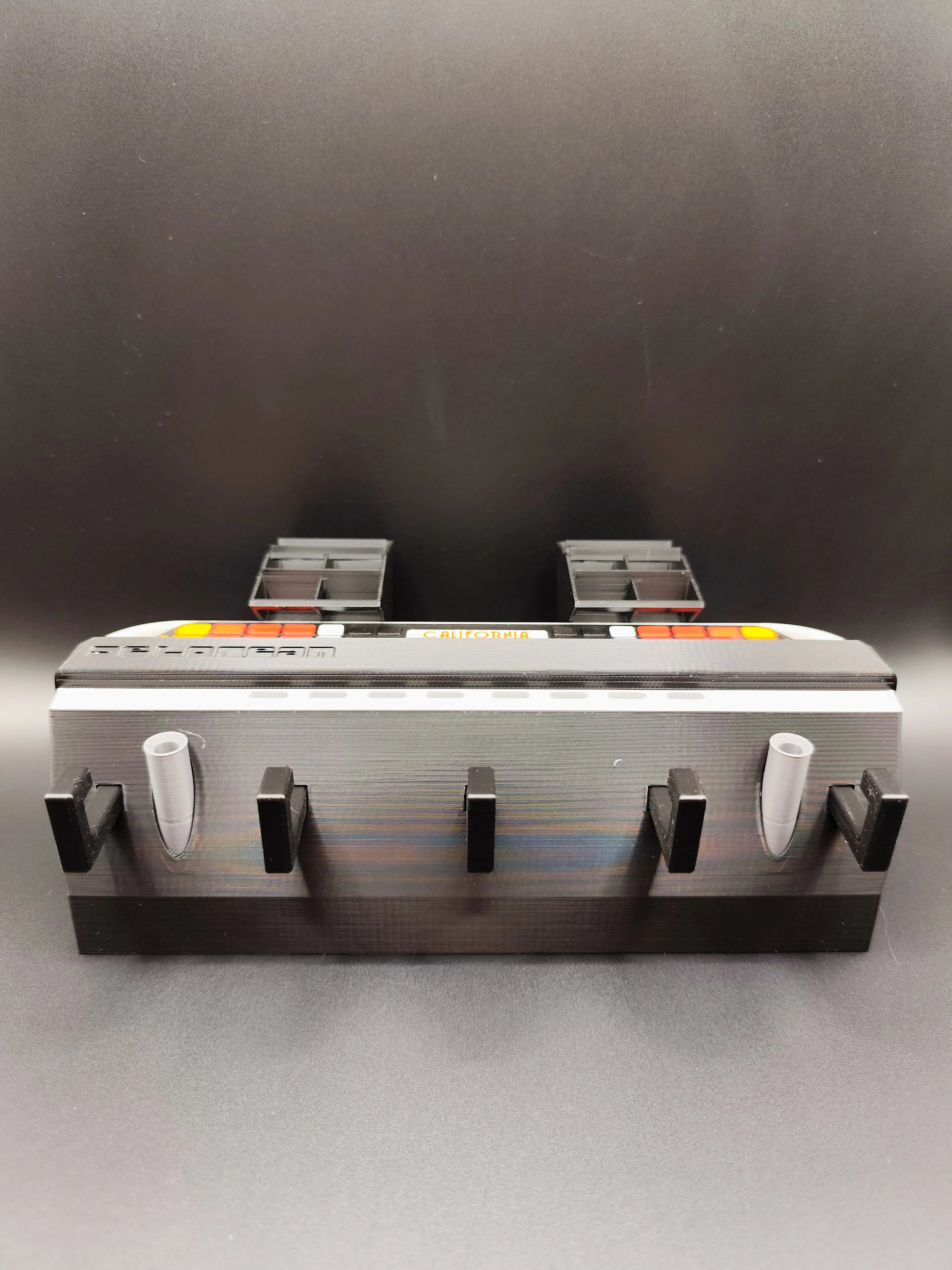 Delorean from back to the future movie wall art and keychain holder