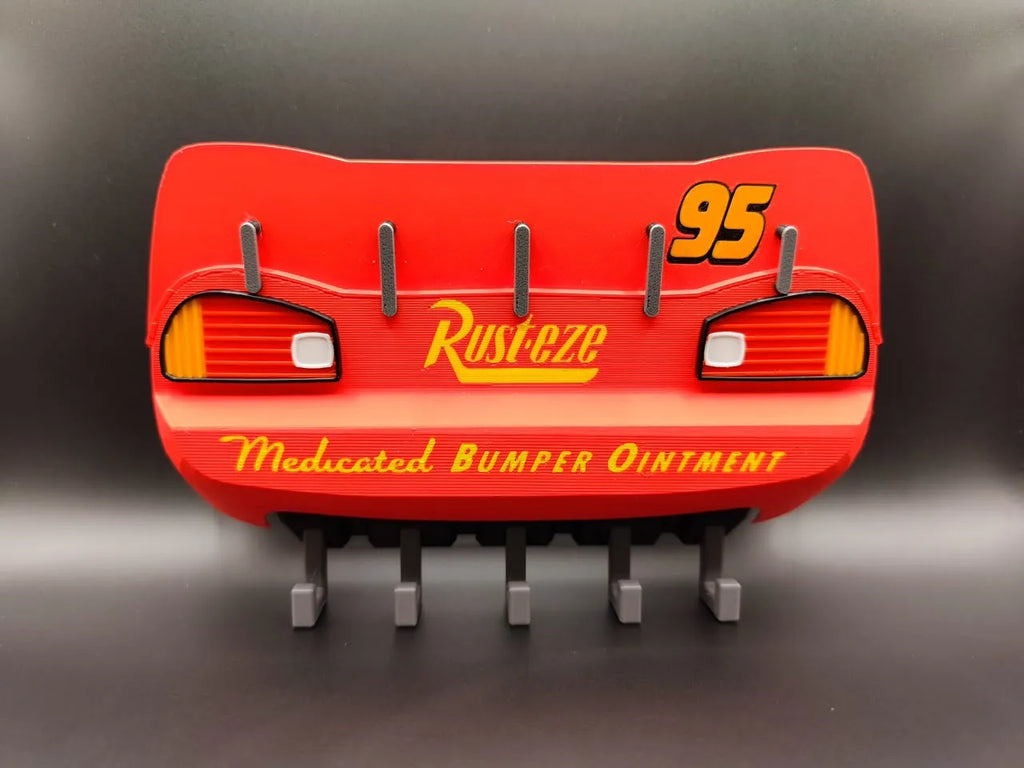 Lightning Mc Queen from cars movie wall art and keychain hanger