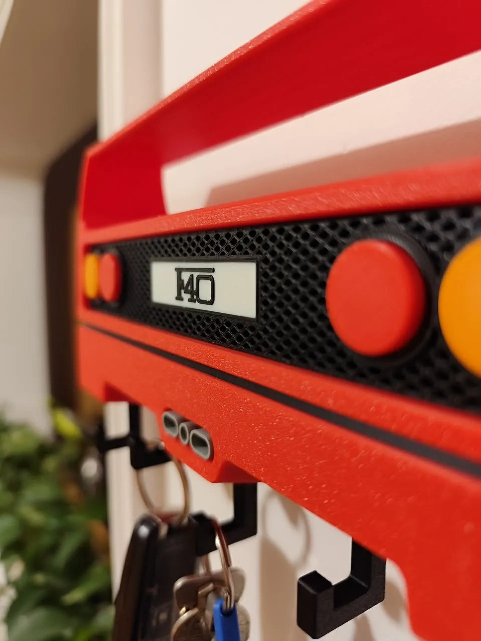 Ferrari f40 car wall art keychain hanger