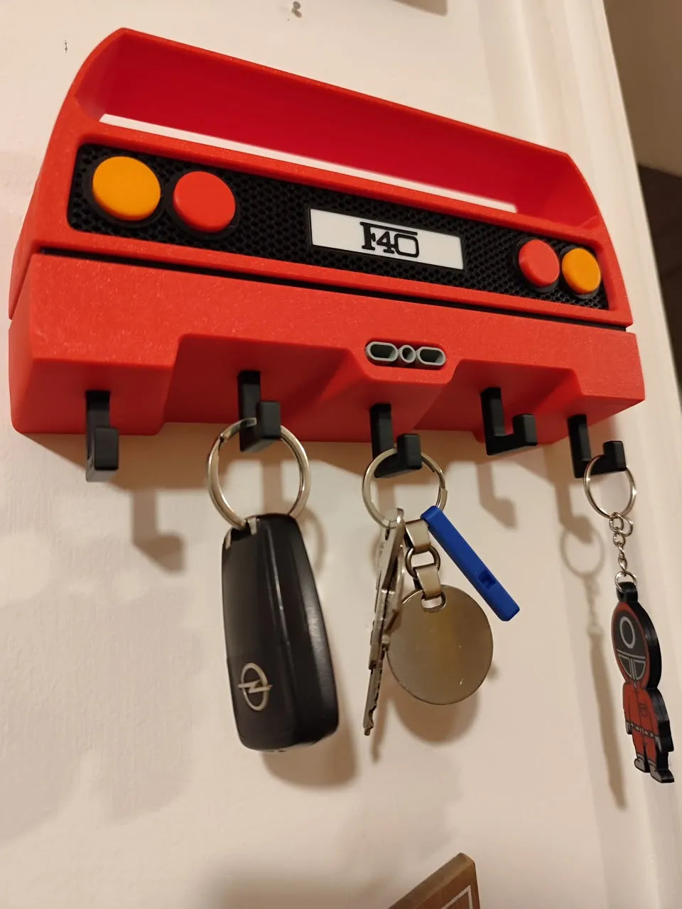 Ferrari f40 car wall art keychain hanger