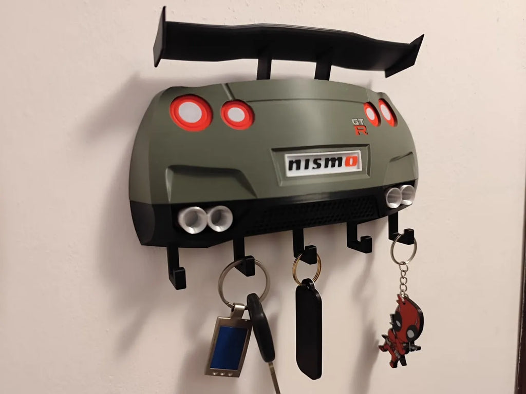 Nissan GTR R35 wall art and keychain hanger