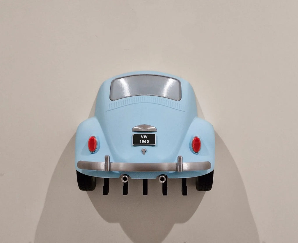 1960 Volkswagen Beetle car wall art keychain hanger