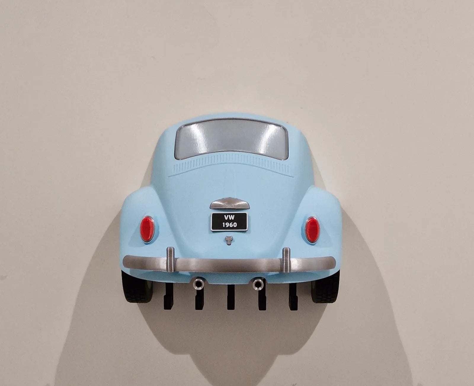 1960 Volkswagen Beetle car wall art keychain hanger