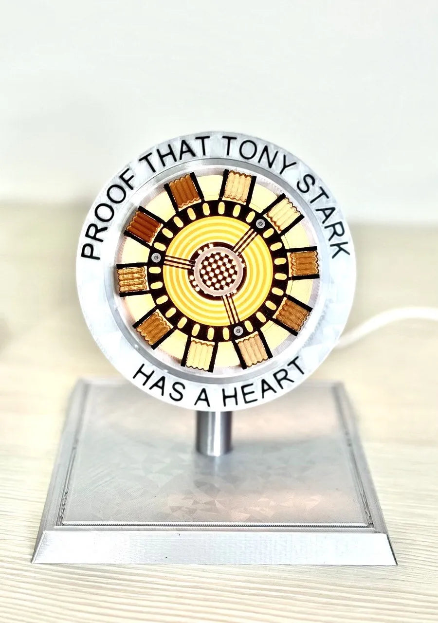 Tony stark iron man arc reactor desk lamp