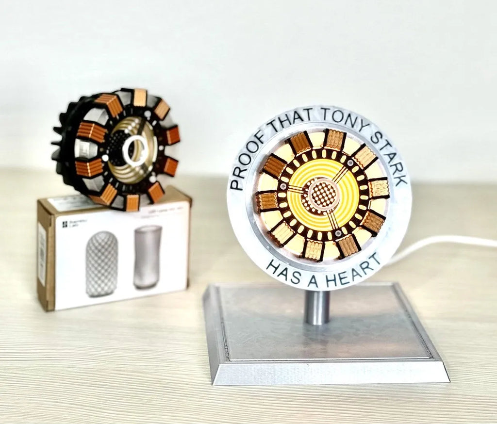 Tony stark iron man arc reactor desk lamp
