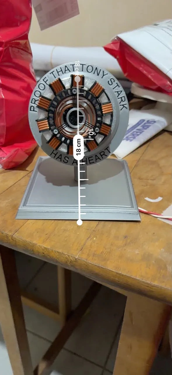 Tony stark iron man arc reactor desk lamp