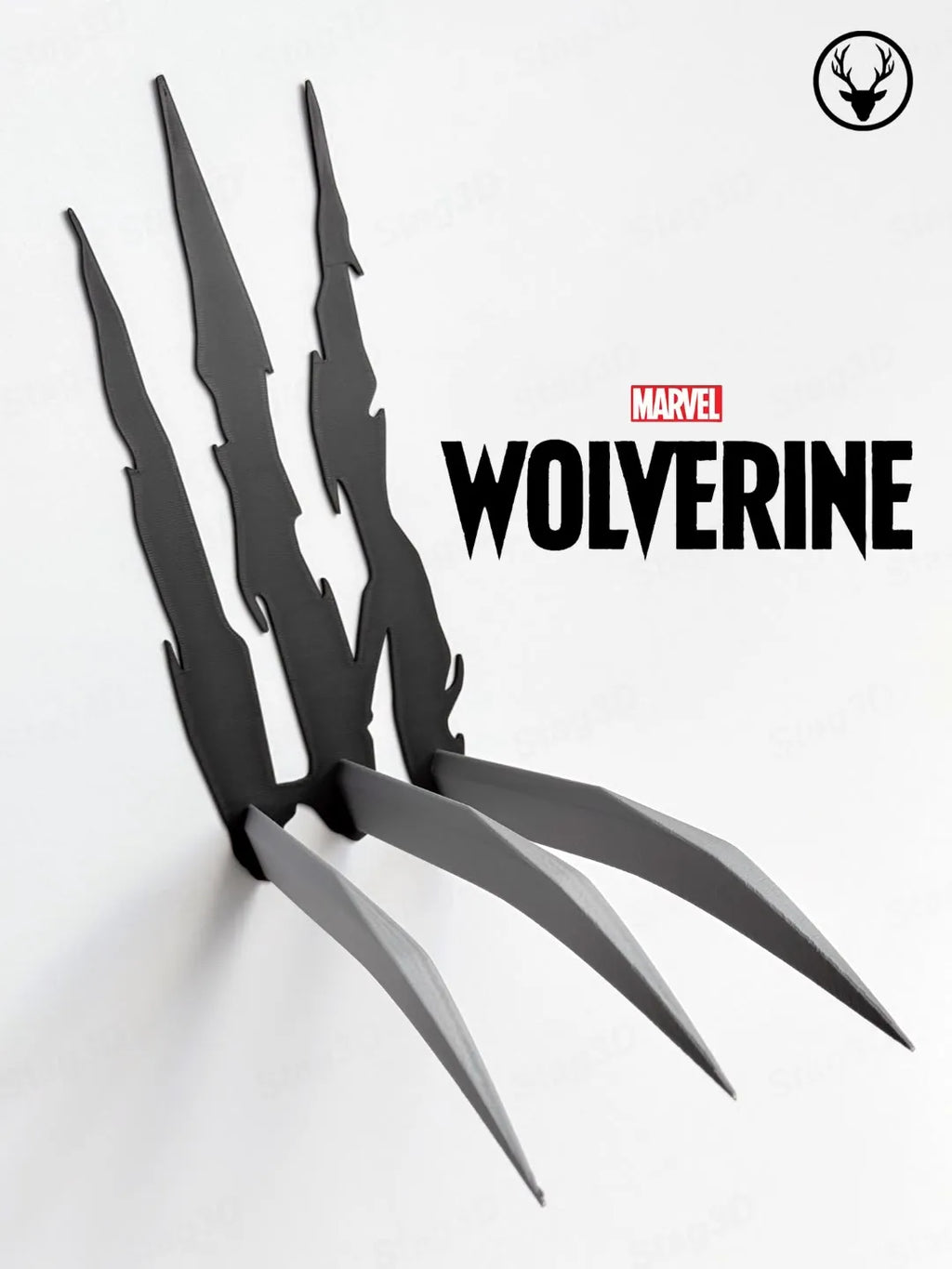 Wolverine claws wall mount art