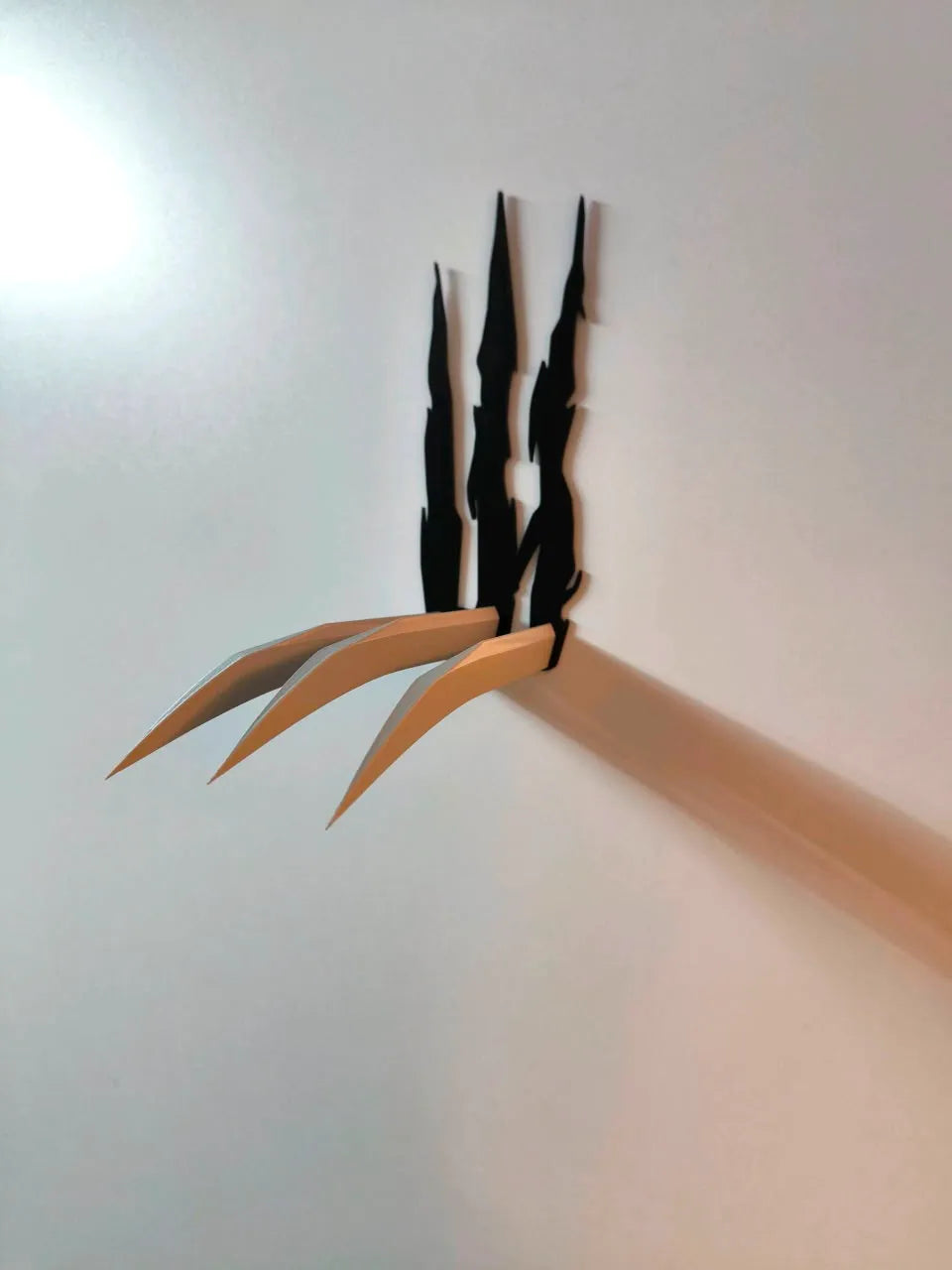 Wolverine claws wall mount art