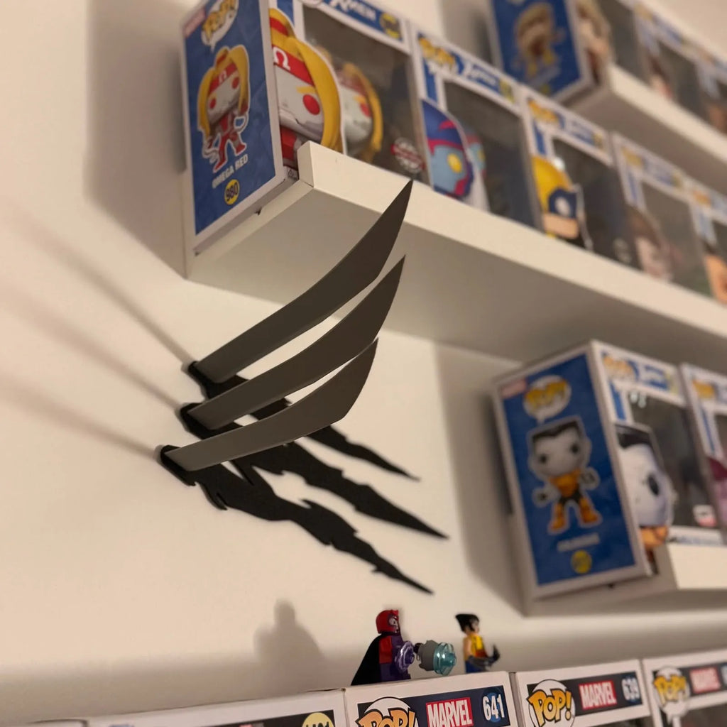 Wolverine claws wall mount art