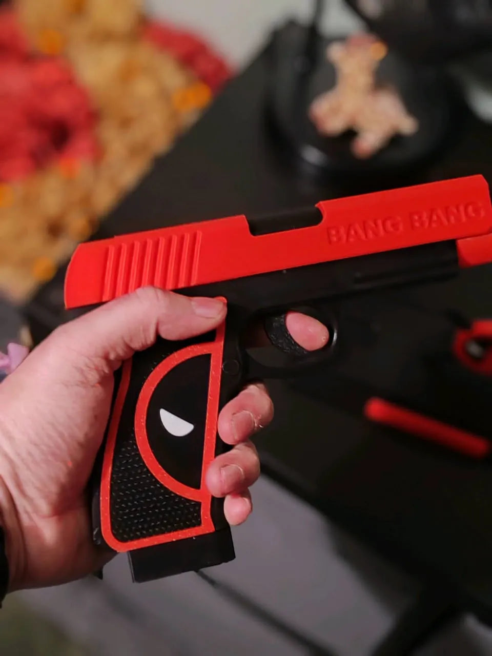Deadpool pistol with base