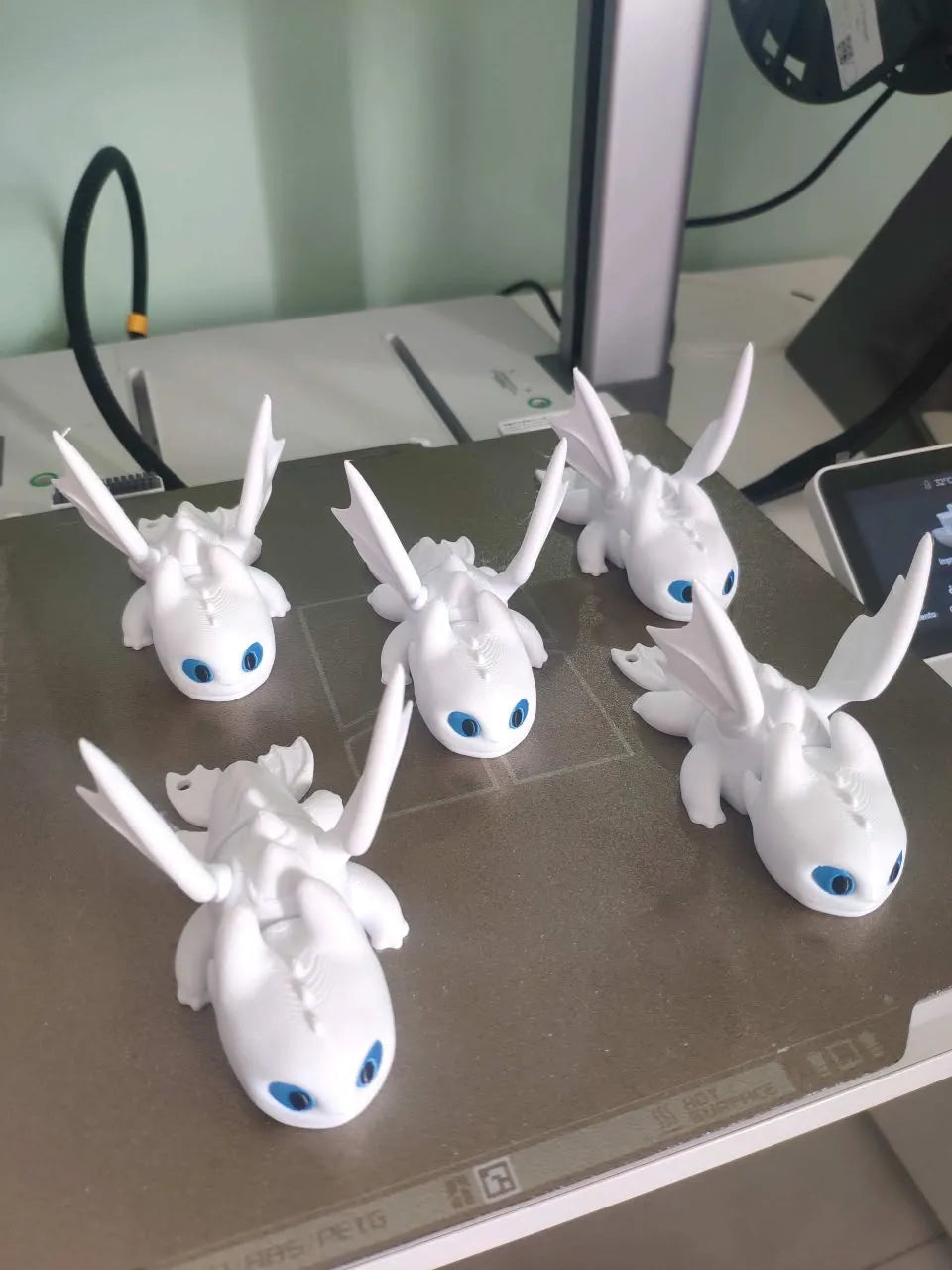 Toothless Dragon-Light Fury (Keychain)