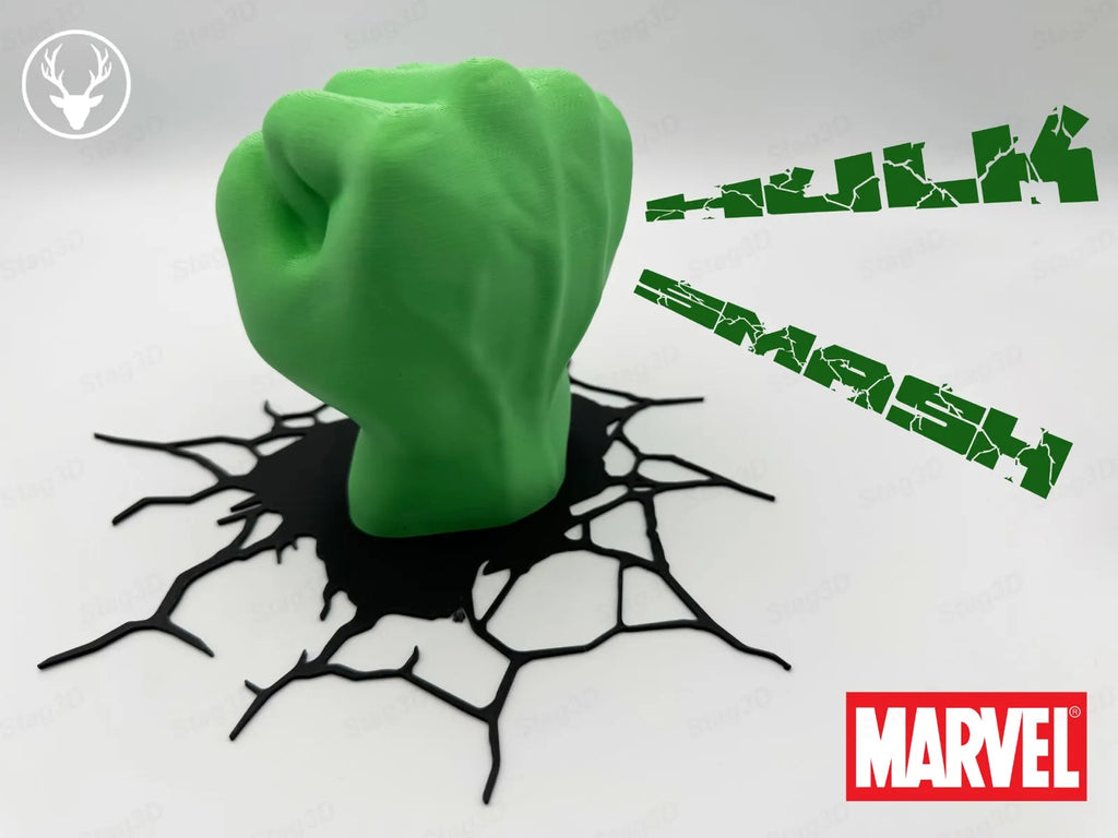 Hulk smash wall art