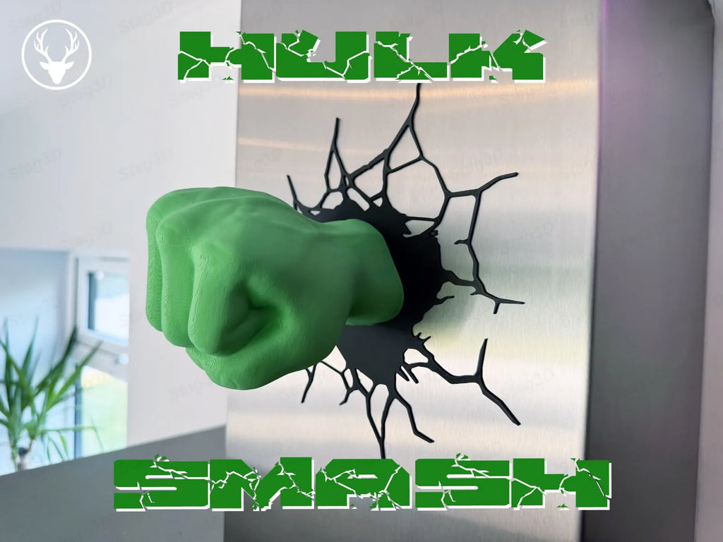 Hulk smash wall art
