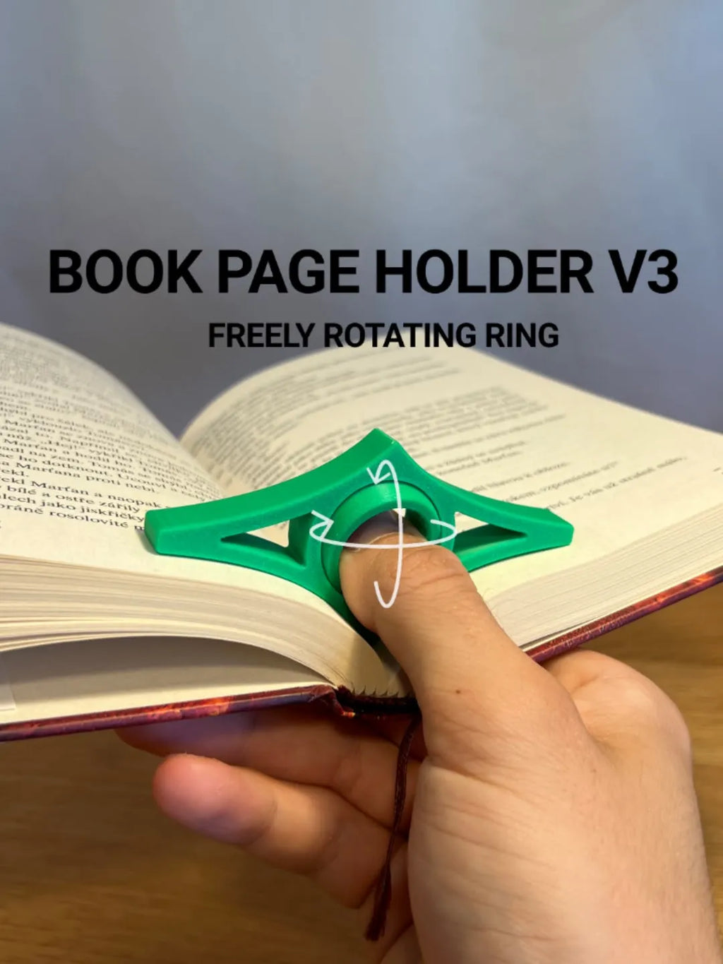 Book page holder