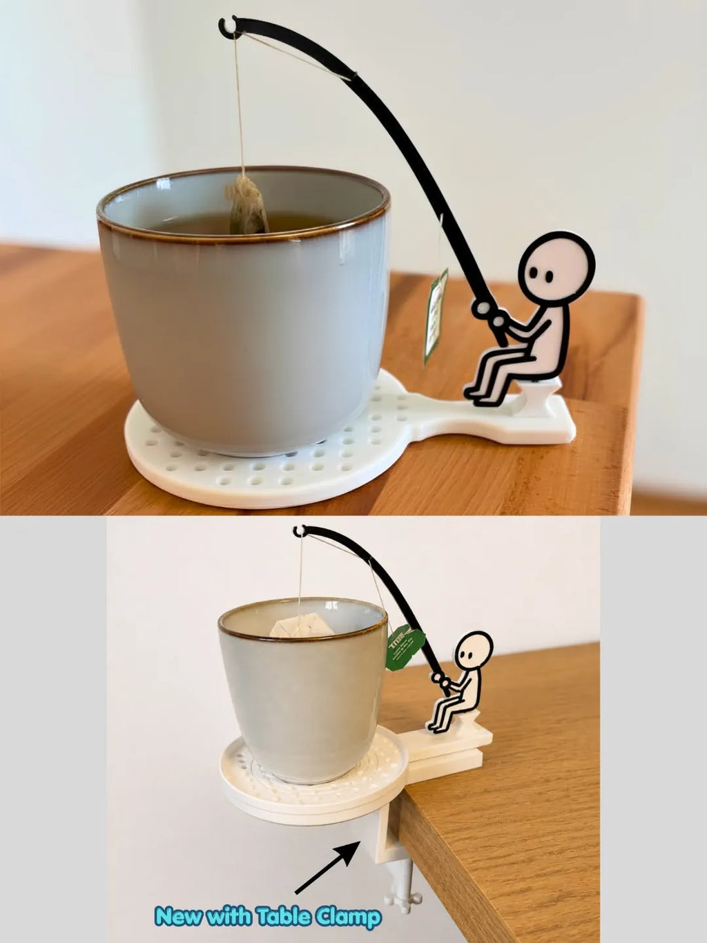 Stick buddy tea fishing with table clamp