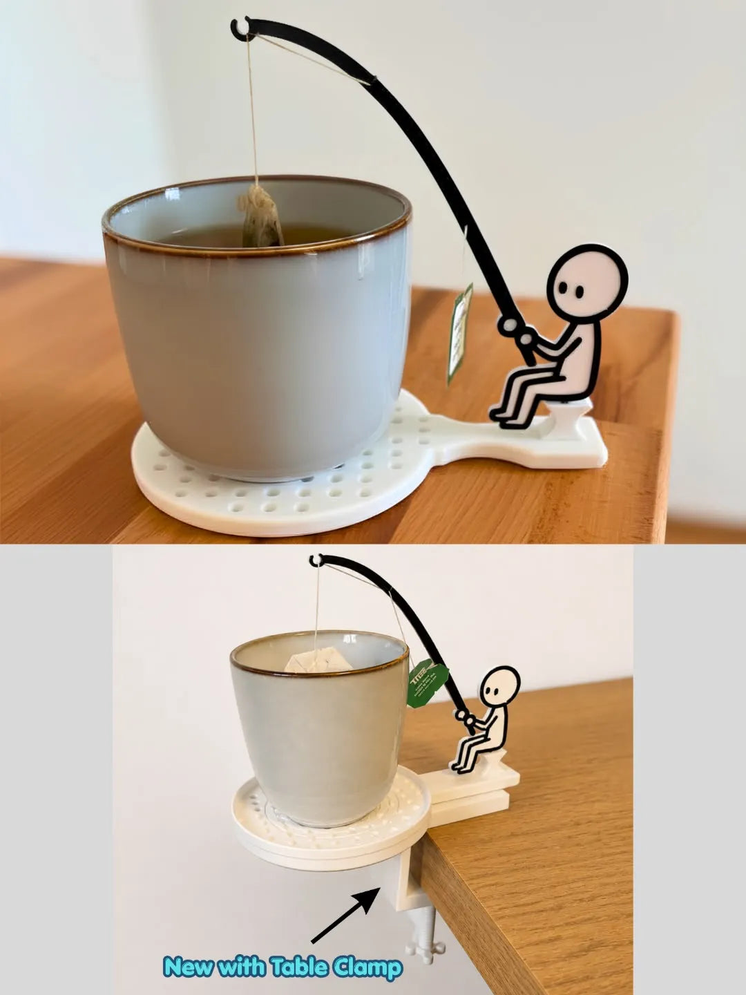 Stick buddy tea fishing with table clamp