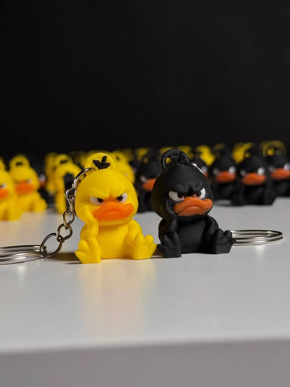 Mini Angry Duck – Desk Buddy & Keychain