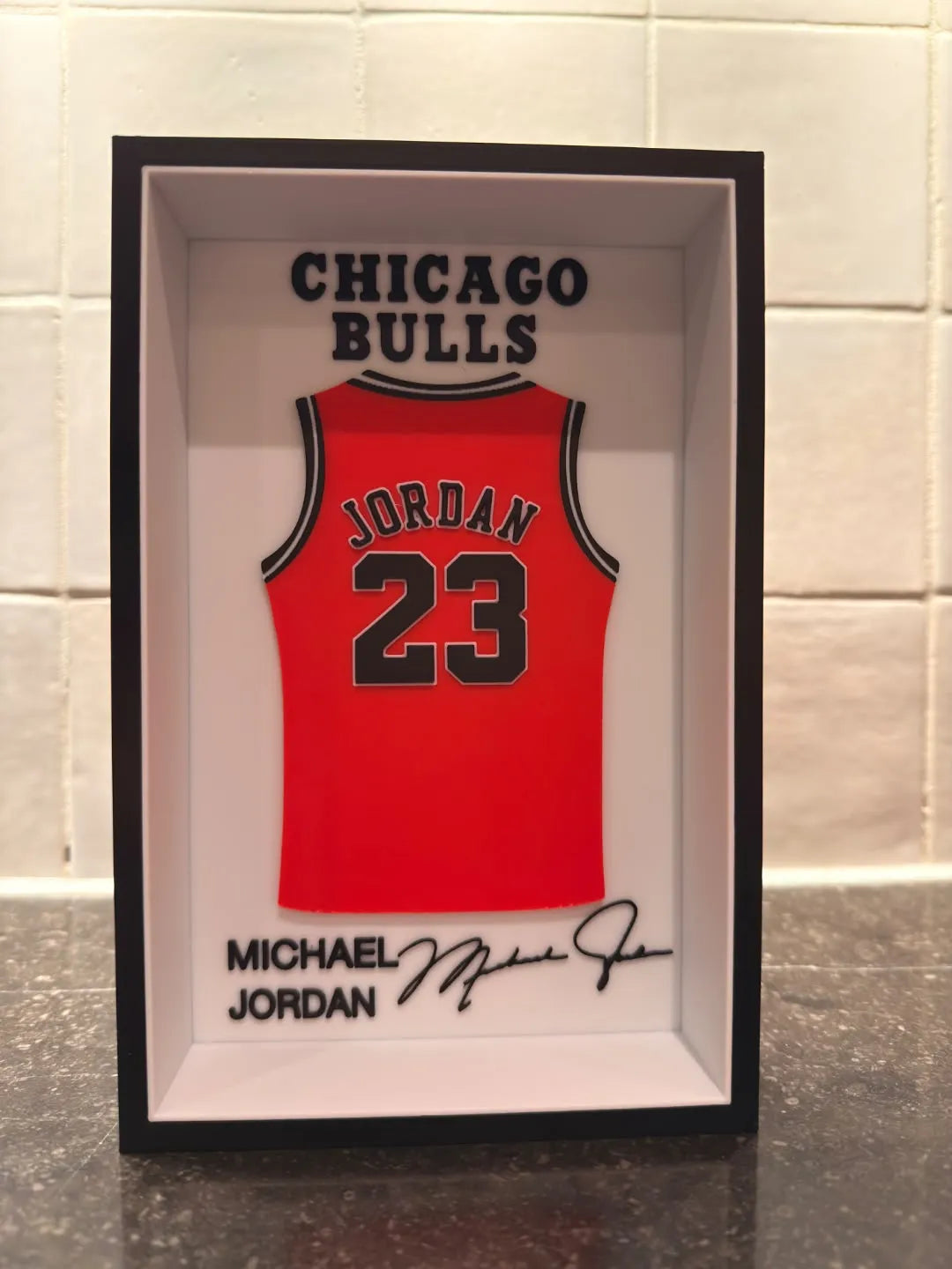 Michael Jordan - Chicago Bulls - Jersey Frame