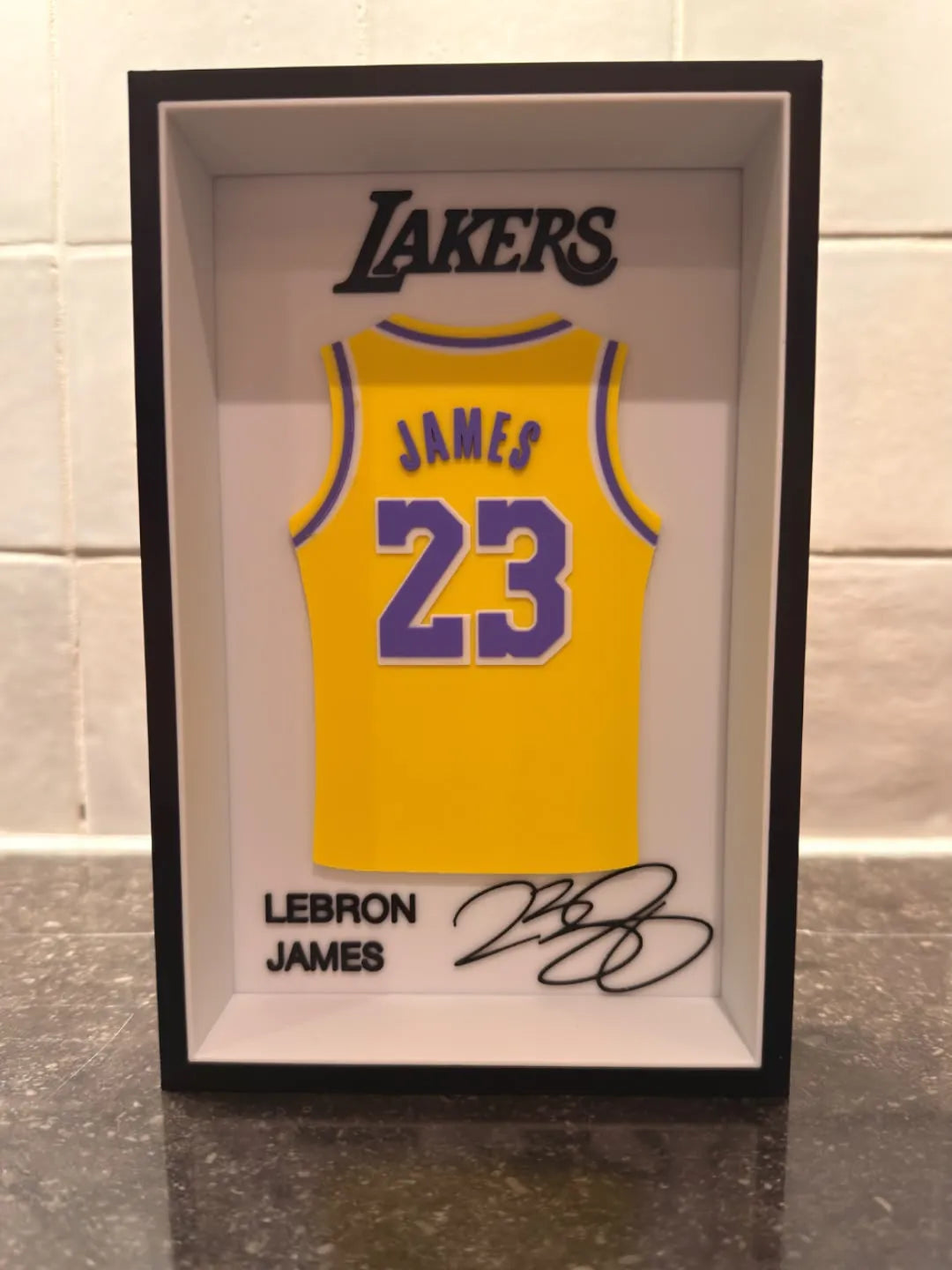 LeBron James - LA Lakers - Jersey Frame
